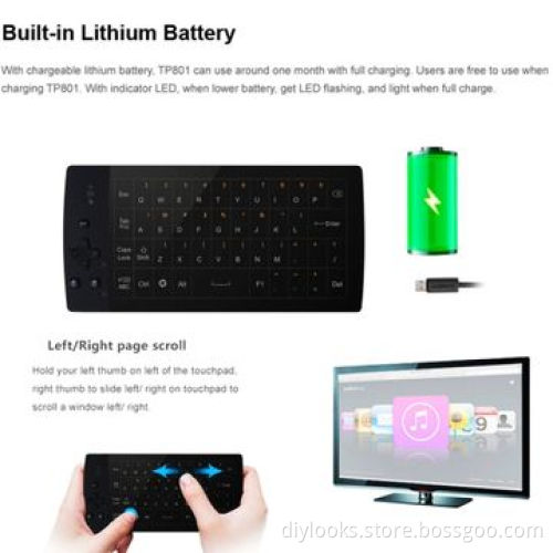 Wholesale Wireless Touchpad Mouse for Mini PC Android TV Box